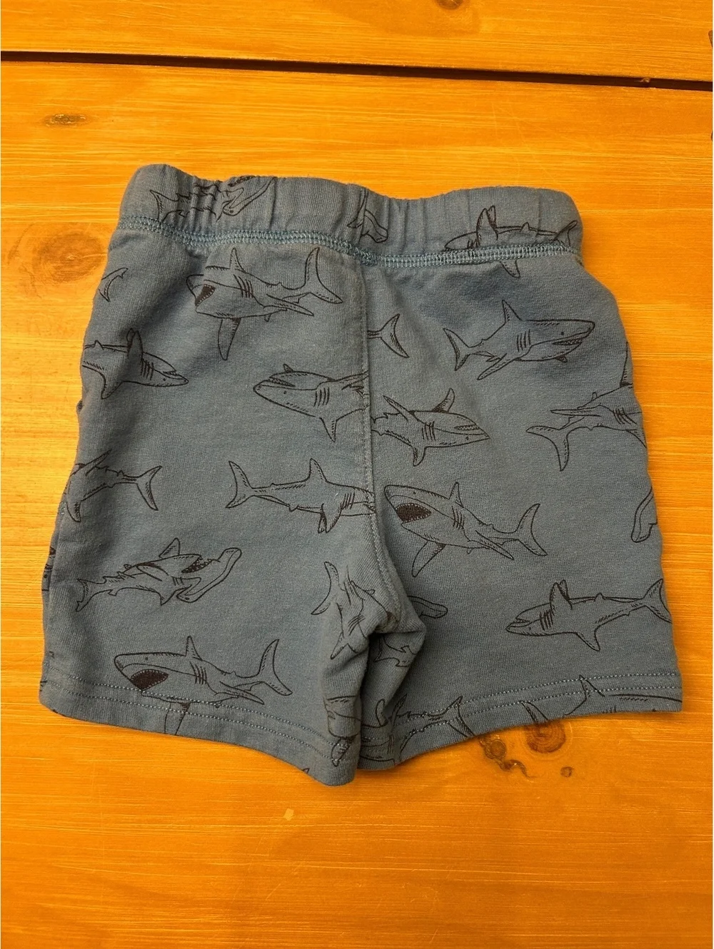 Carter's Toddler 2T Blue Shark Print Shorts